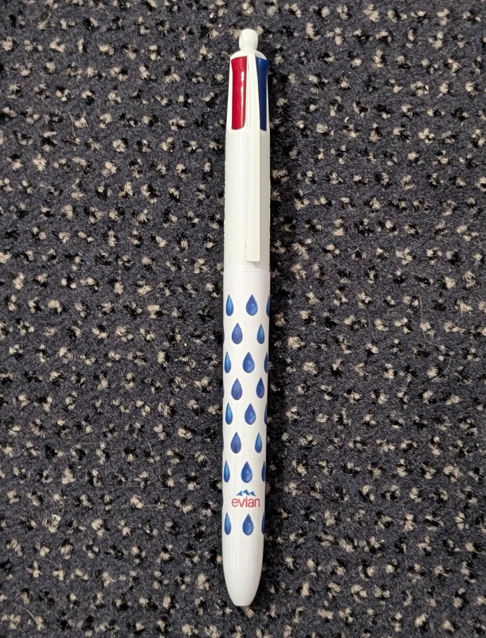 Stylo Bic 4 couleurs Goutte d'eau Evian